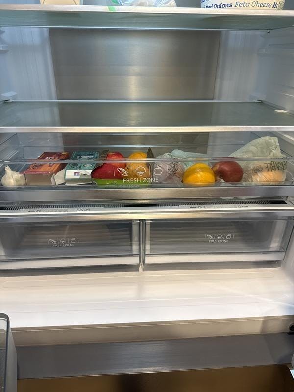 Gordon Ramsay by THOR Kitchen 36 in. French Door Counter Depth Refrigerator with Ice Maker in Stainless Steel- RF3621CTD99