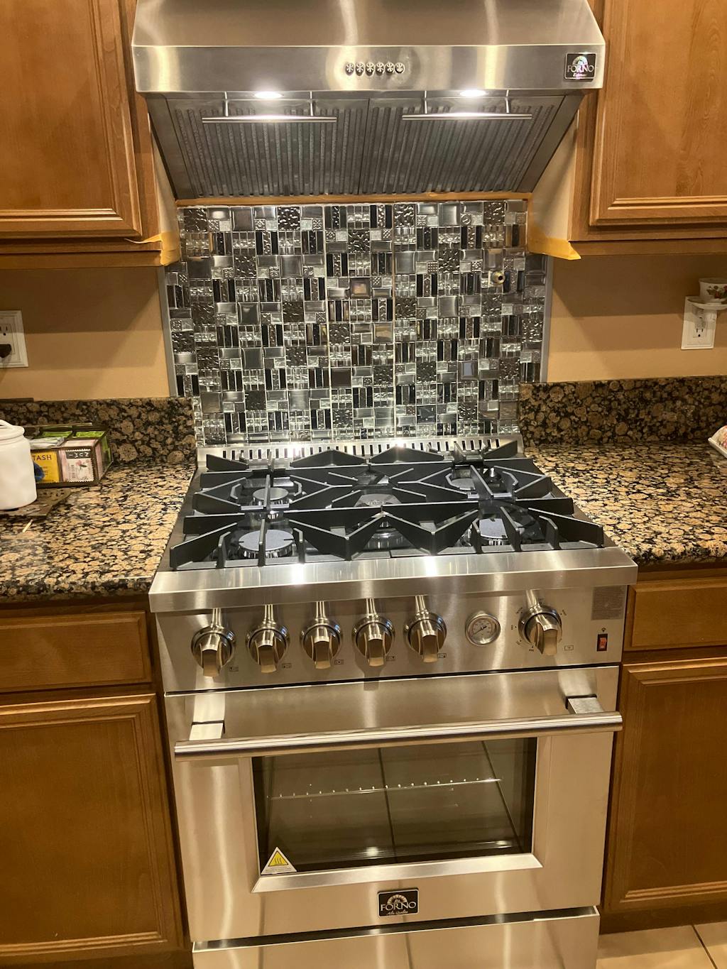 FORNO Bari Espresso 30" Under Cabinet Range Hood in Stainless-Steel, FRHUC5255-30