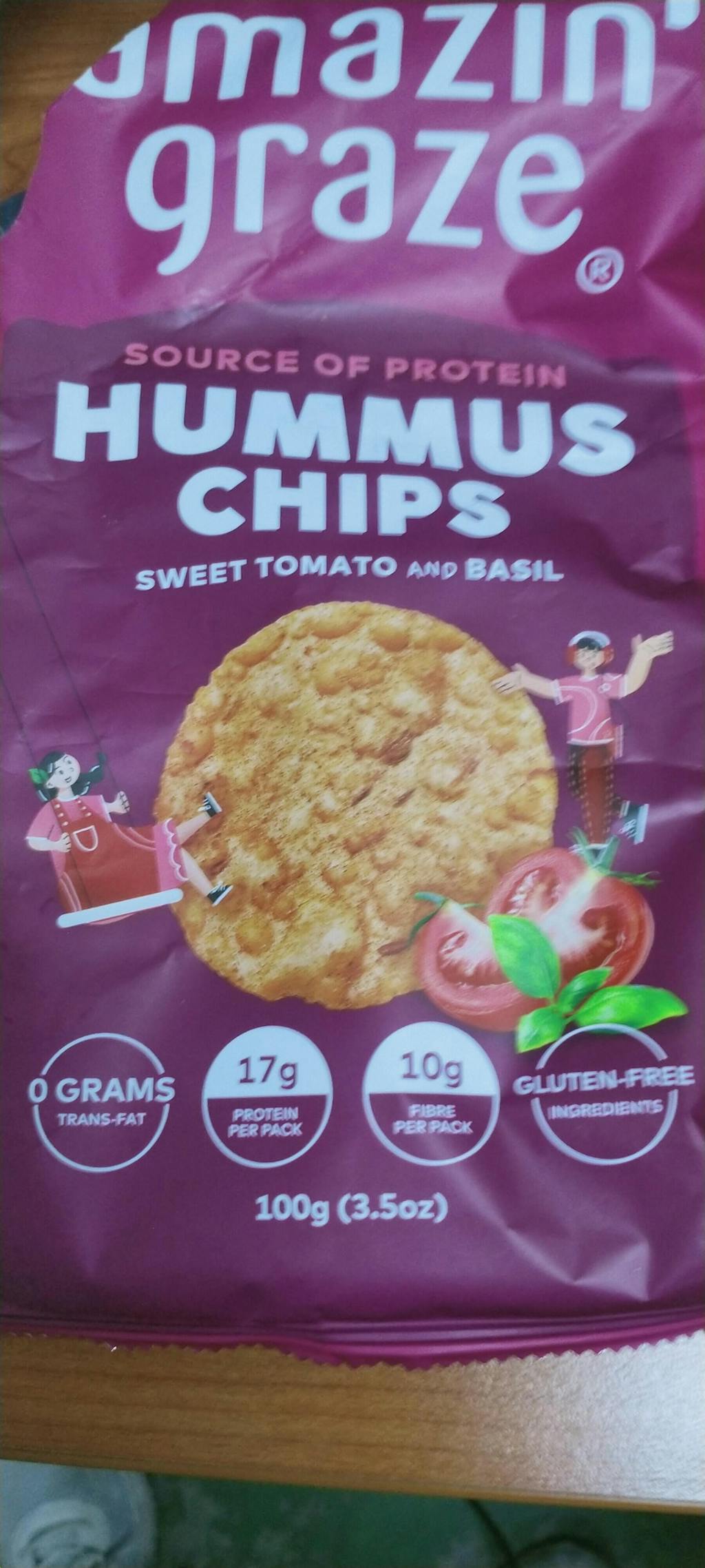 Bundle of 3 Hummus Chips Amazin' Graze Singapore