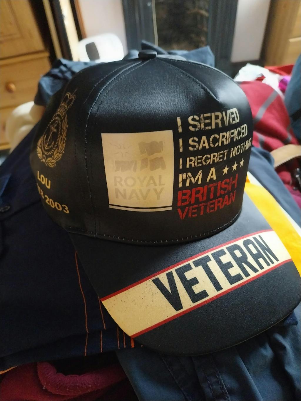 Personalized Rank, Year And Name UK Soldier/Veterans Baseball Cap - 17282592