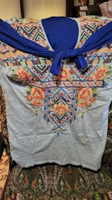 Solid Raw Edge Second Skin Top