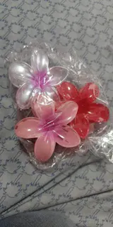 3PCS Sweet Summer Flower Hair Claw Clips – Cute Beach Hair Accessories for Women & Girls