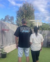 Amen 25 Unisex Oversized Heavy Tee - Put on the full armor of God.