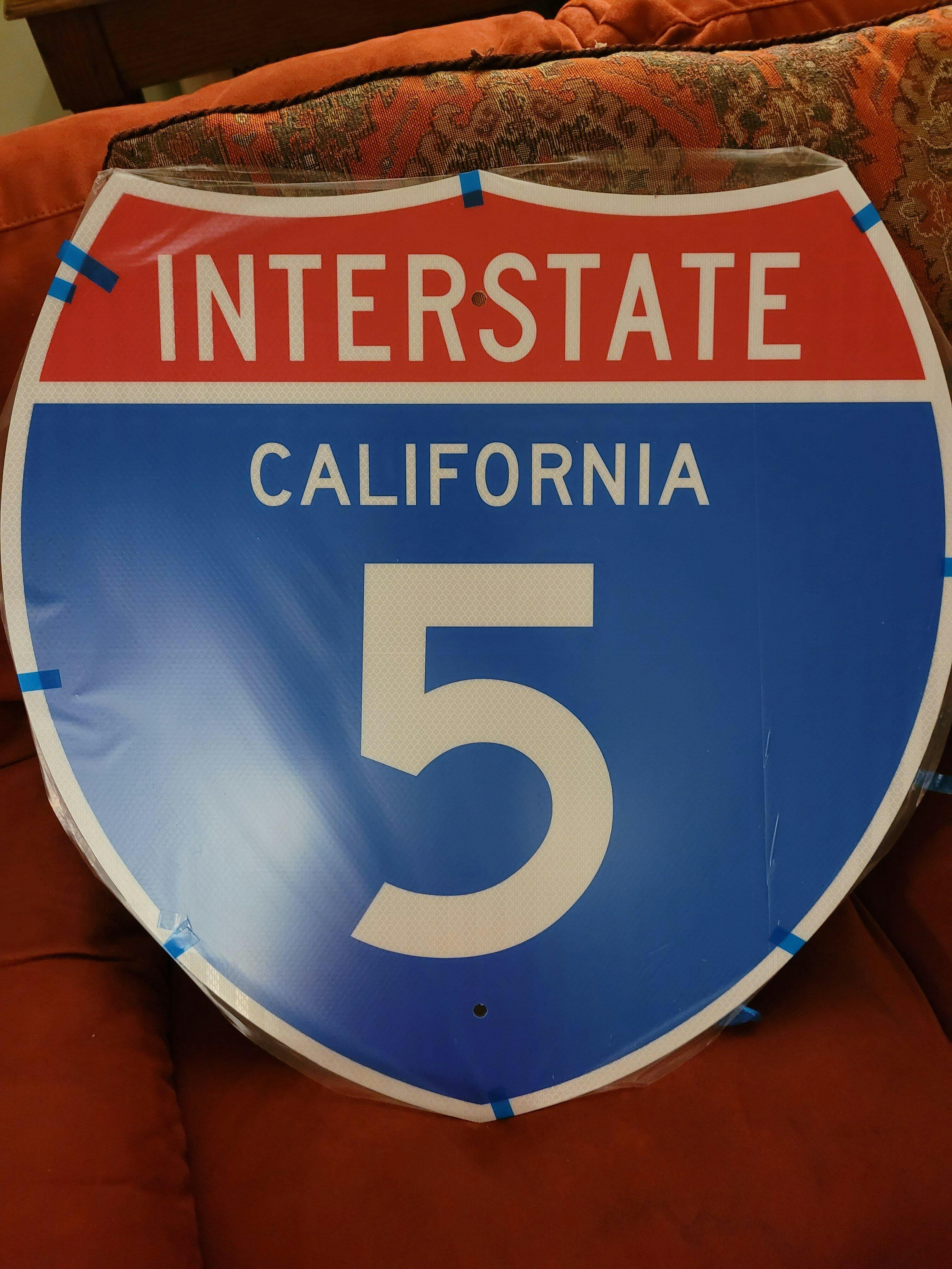 M5-1 Advance Turn Arrow Sign (Blue)