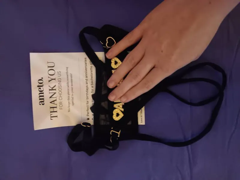 Personalized Crotchless Panties