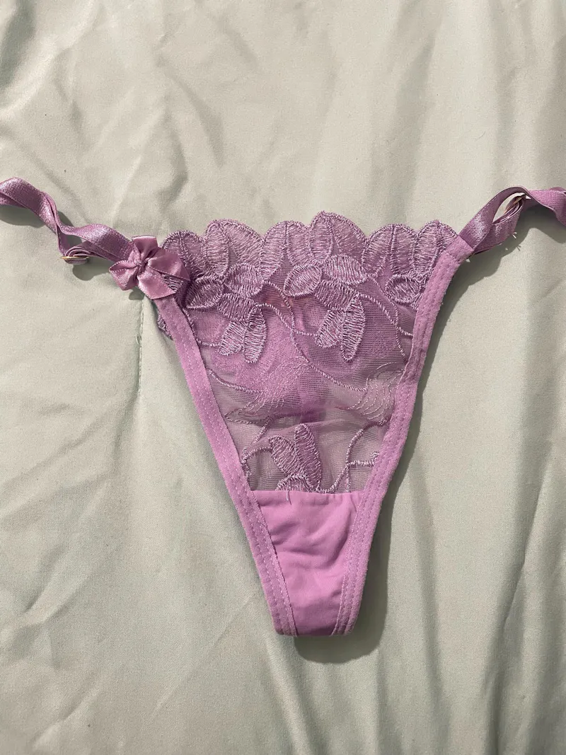 Personalized Thongs - Hearts G-string Bicolor