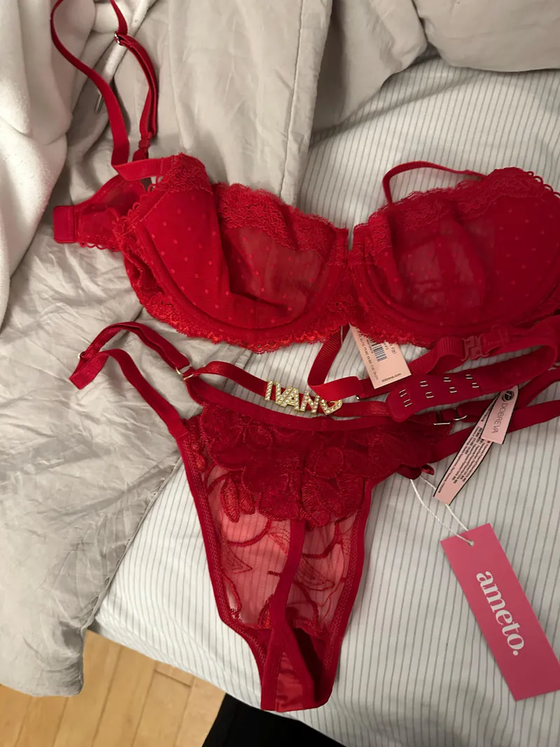 Personalized Thongs - Hearts G-string Bicolor