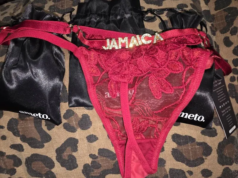 Custom Pink Thong V-String Panty