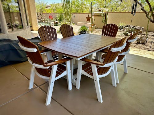 Berlin Gardens Garden Classic 44" x 72" Rectangular Table - Dining Height