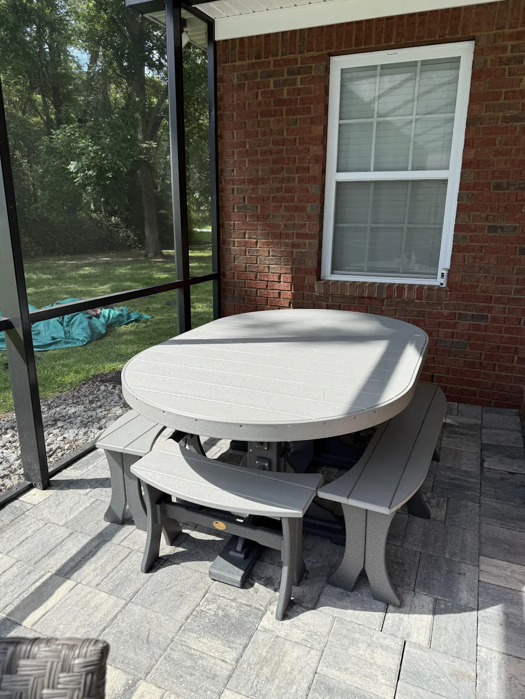 LuxCraft 4' x 6' Oval Table Set #3