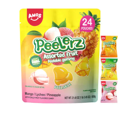 Peelerz - Peelable Gummy(New Mix Flavor - Lychee+Pineapple+Mango