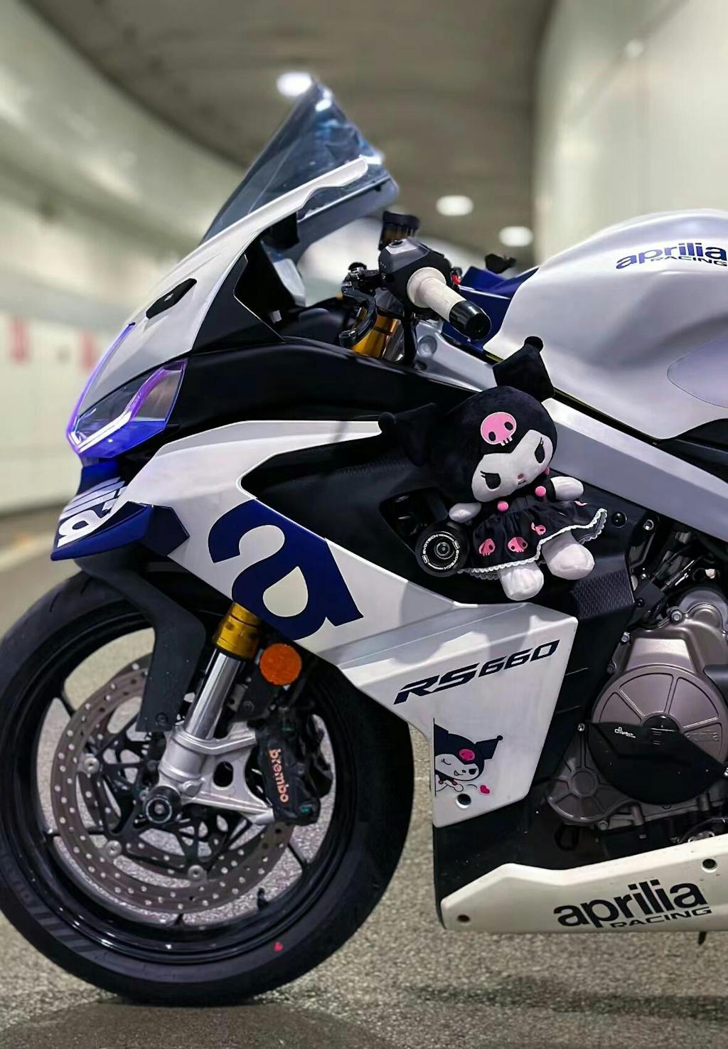 Amotopart Aprilia 2020-2024 RS660 White Logo Fairing Kit