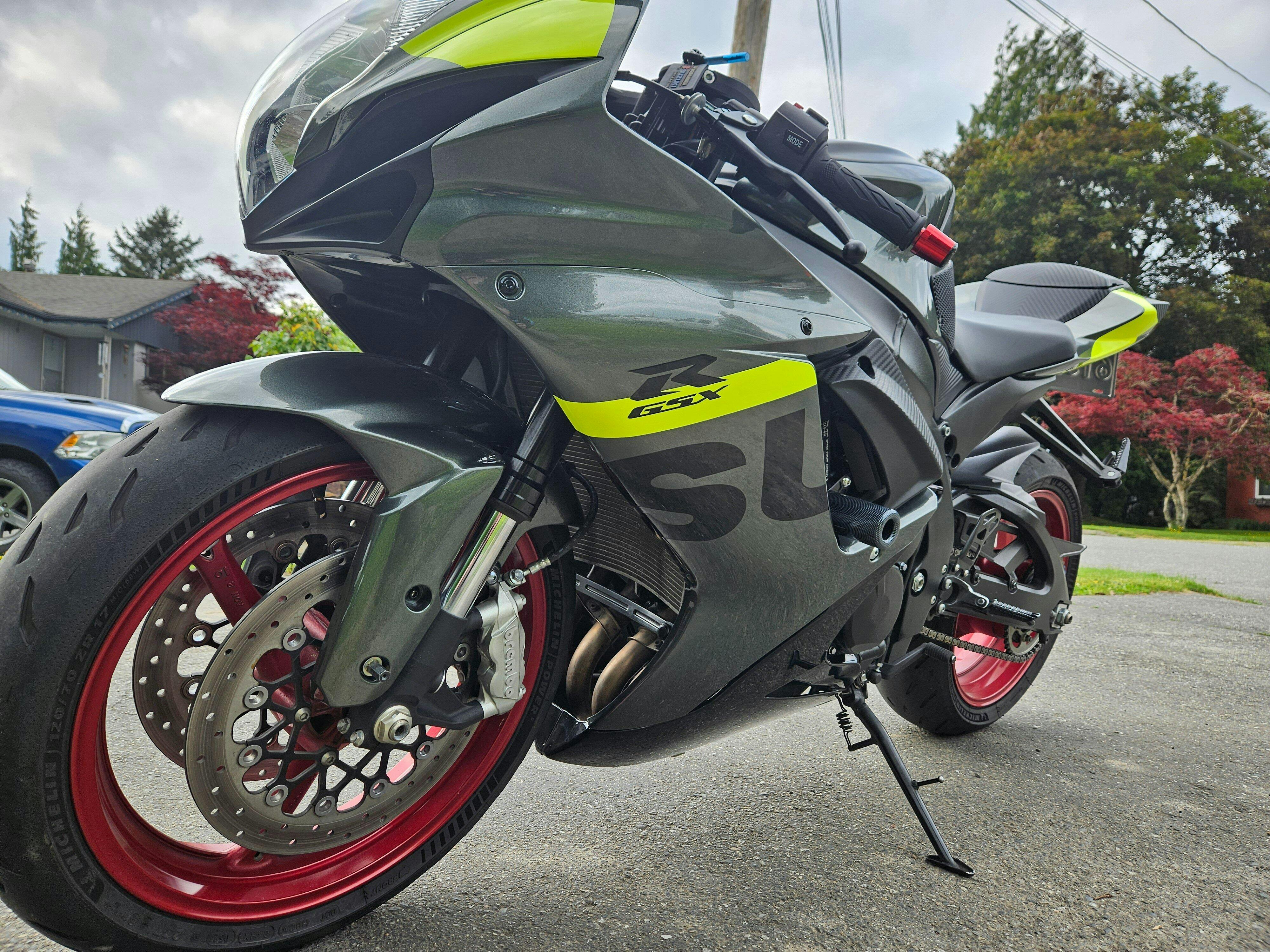 ニモニモ Amotopart 2024-2025 Kawasaki ZX6R Black Grey Green Fairing