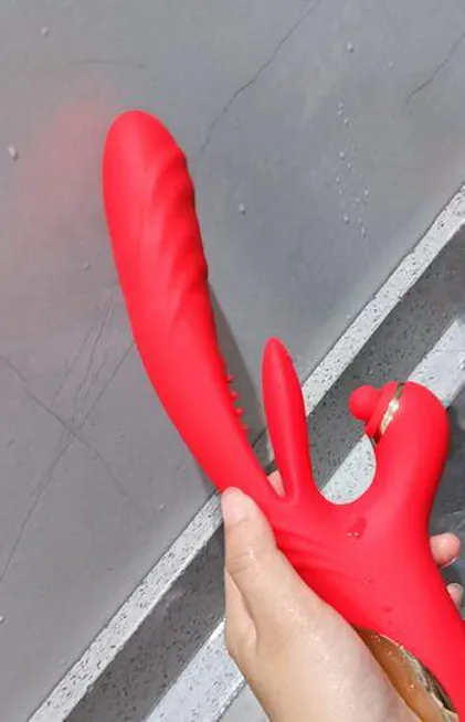 oma in sexy unterwäsche 4 IN 1 Schubvibrator mit Lecken, Vibration, und Klitorisklopfen – Amovibe DE