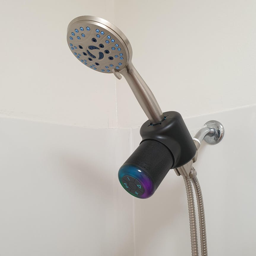 Shower Power: The Hydropower Shower Speaker by Ampere — Kickstarter