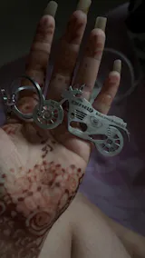 Personalised USA Car Keychain