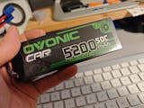 Ovonic 2S 5200mAh 50C 7.4V Hardcase LiPo Battery with EC5 Plug for 1/10 scale RC Car ARRMA Car