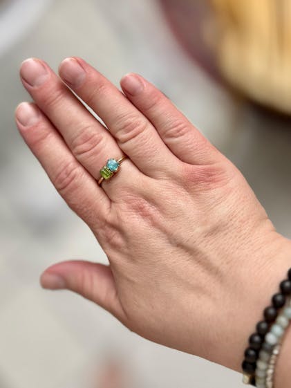 Raw Birthstone Ring – Amy Waltz Designs - Main Image