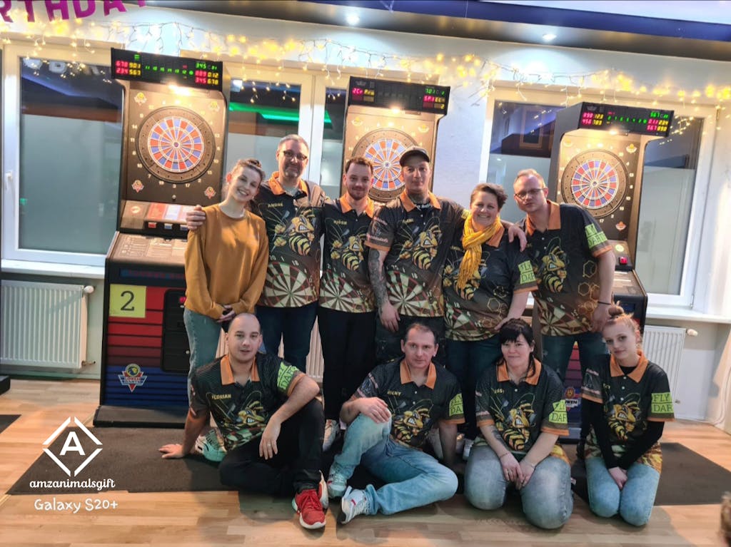 Customized Darts Polo Shirt, Darts And Bee Customized Polo Shirt, Perfect Outfits For Darts Players, Darts Team With Logo