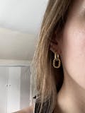 Double Hoop Earrings - Ash Double