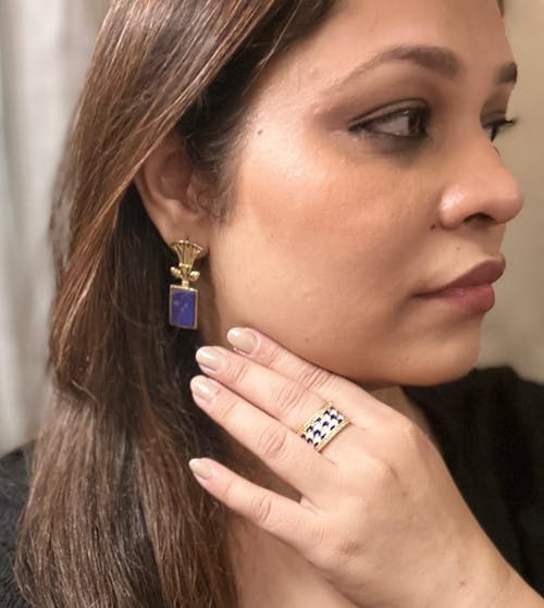 The Lotus Dynasty Earrings