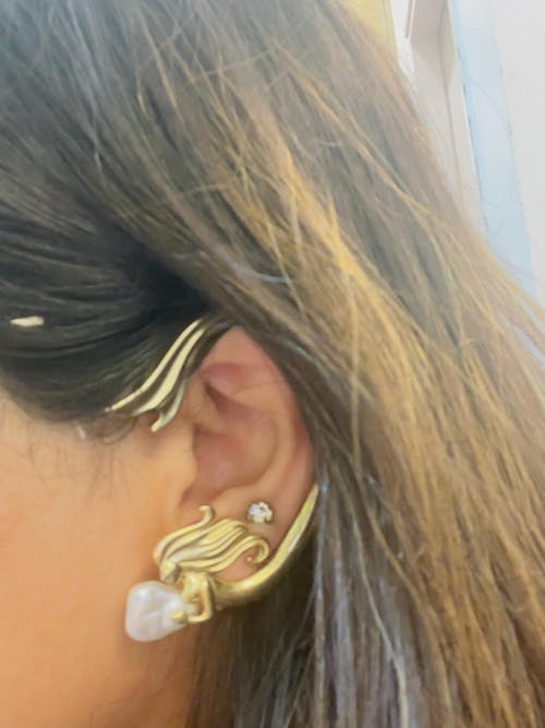 The Elemental Flame Ear Cuff