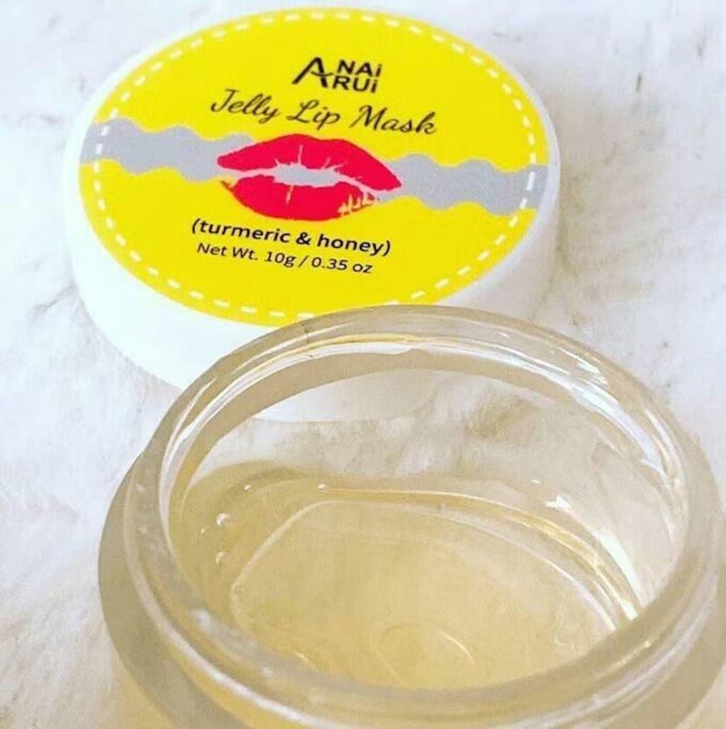 ANAIRUI Turmeric Lip Care Kit with Lip Scrub & Lip Mask for Dark Lips