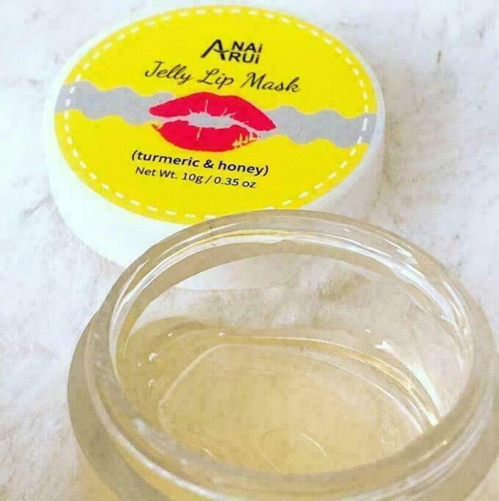 ANAIRUI Turmeric Lip Care Kit with Lip Scrub & Lip Mask for Dark Lips