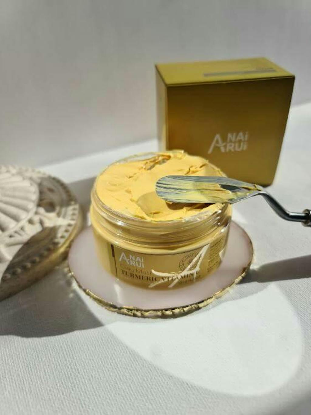 ANAIRUI Turmeric Vitamin C Face Mask for Hyperpigmentation, Dark Spots