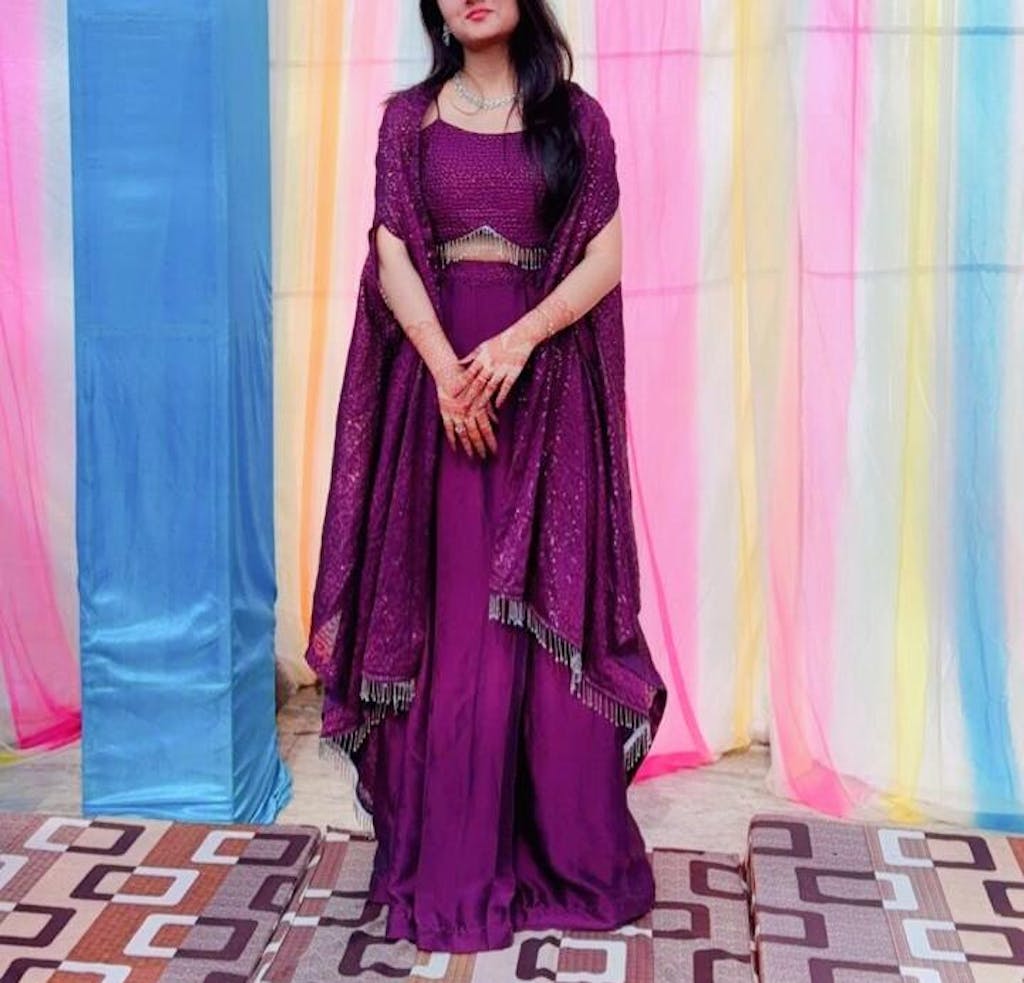 Designer Western Crop Top Lehenga For Party Function