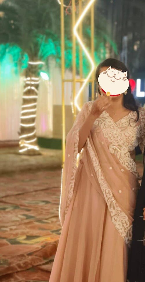 Baby Pink Silk Lehenga For Sister Wedding