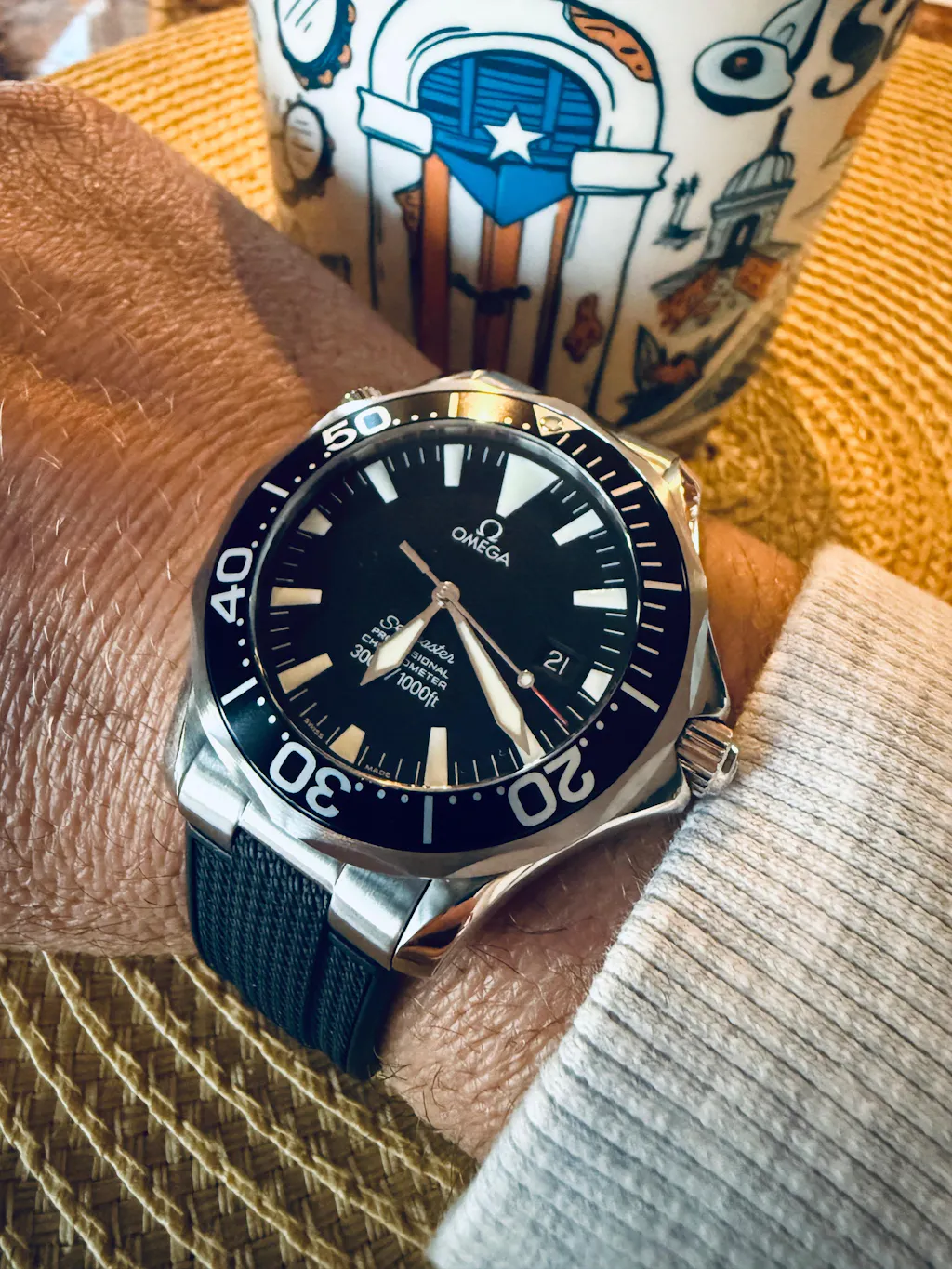 Kumamoto™ CTS End-Link Rubber Strap for Seiko Turtle - Navy