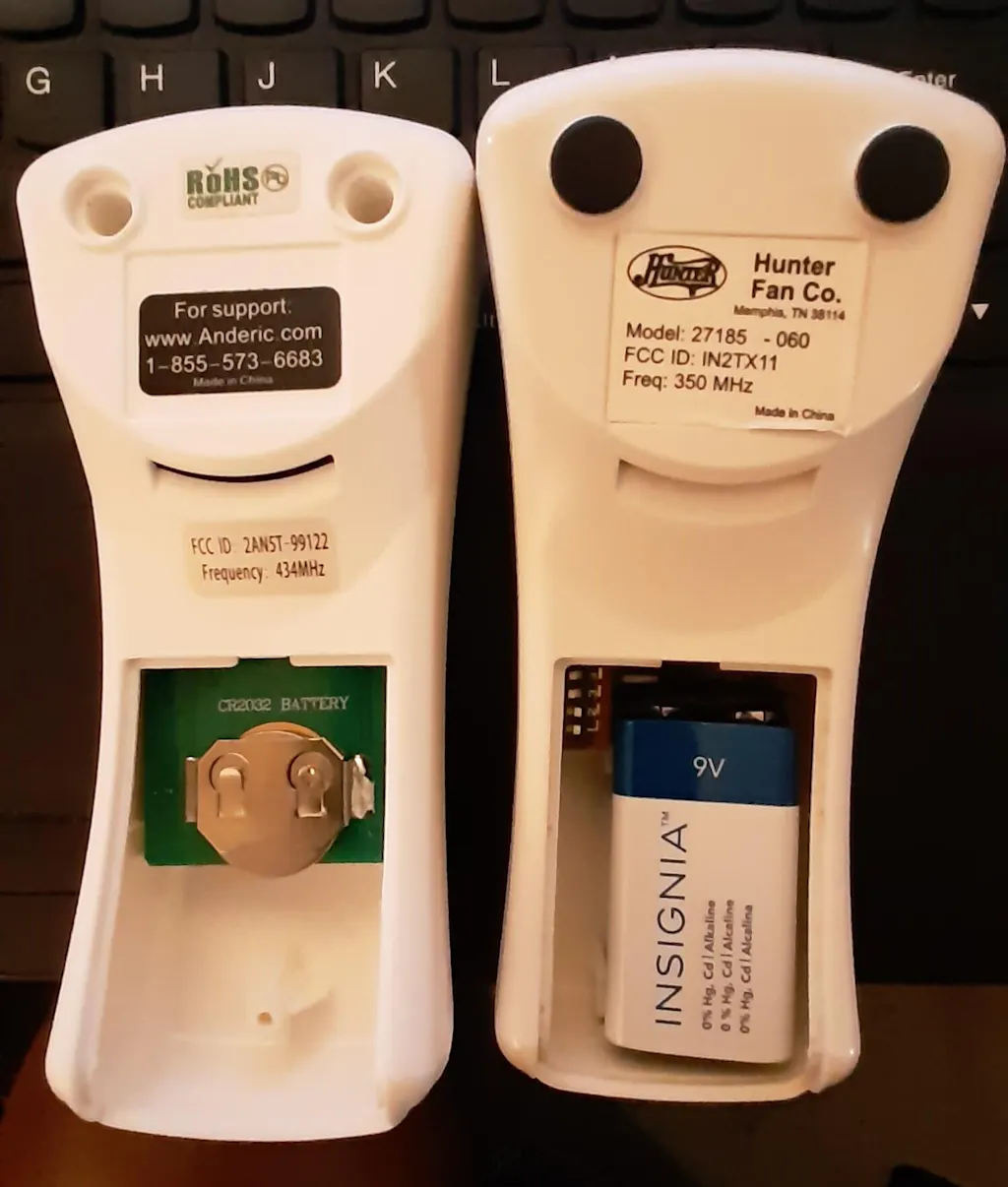 99119 for Hunter IN2TX43 Ceiling Fan Remote Control