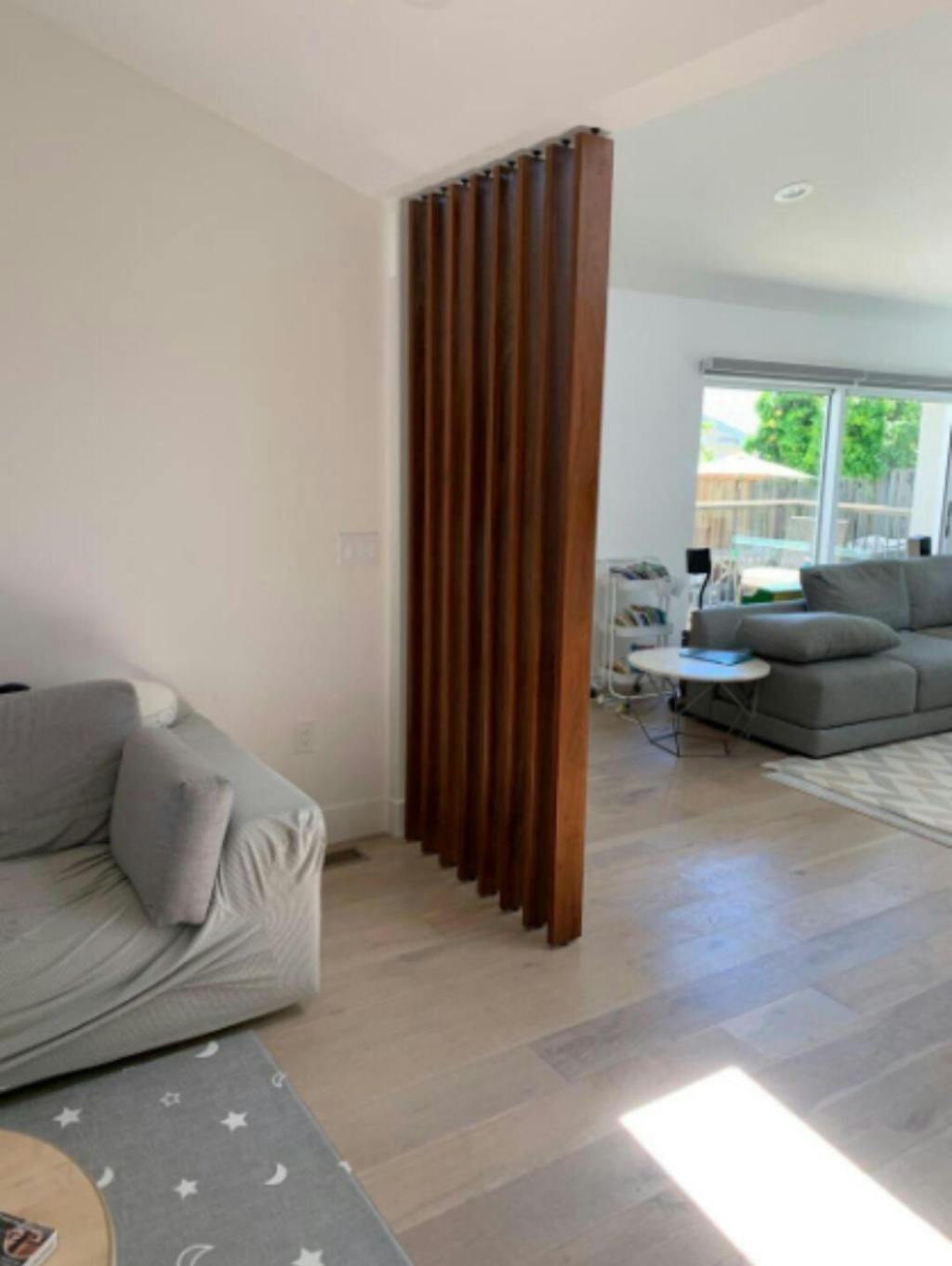 Wood Slat Room Divider