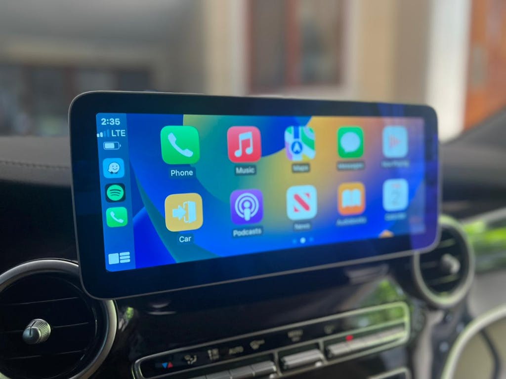 Android 14 8G Car Radio GPS Navigation Head Unit Screen Wireless Carplay For Mercedes Benz C/V Class GLC W204 W205 2008-2018 Auto Radio GPS DVD