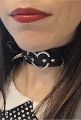 Choker de cuero - Edición Afrodita