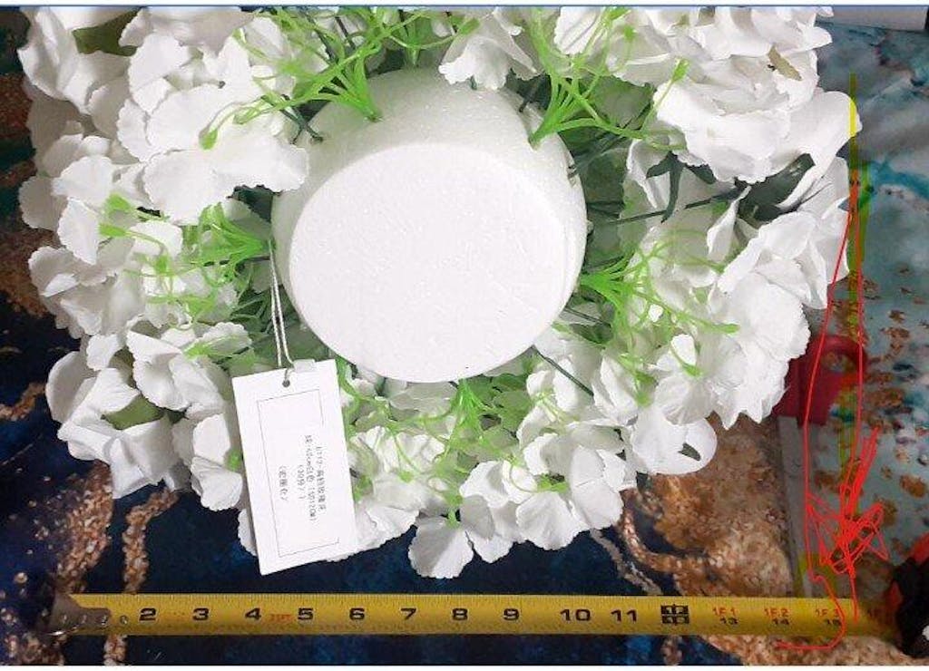 A8112  Rose Hydrangea Table Centerpiece Floral Ball Wedding Table Deor