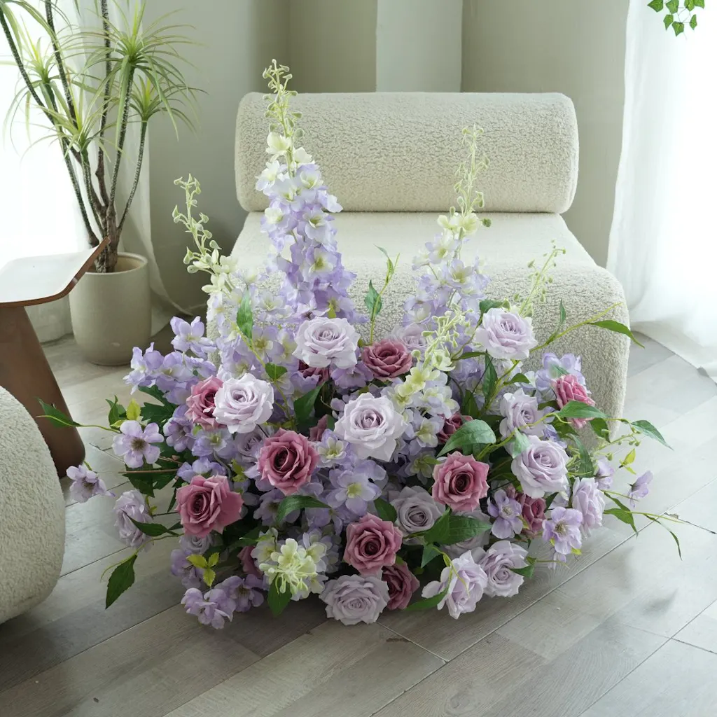 A8270 Pink Purple Hang Wisteria Table Centerpiece Flower Ball Wedding Decor