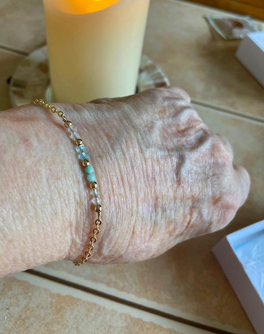 Ocean Spray Gemstone Bracelet
