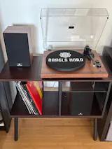 Angels Horn H00501 Hi-Fi Bluetooth Turntable with Stereo Bookshelf Speakers