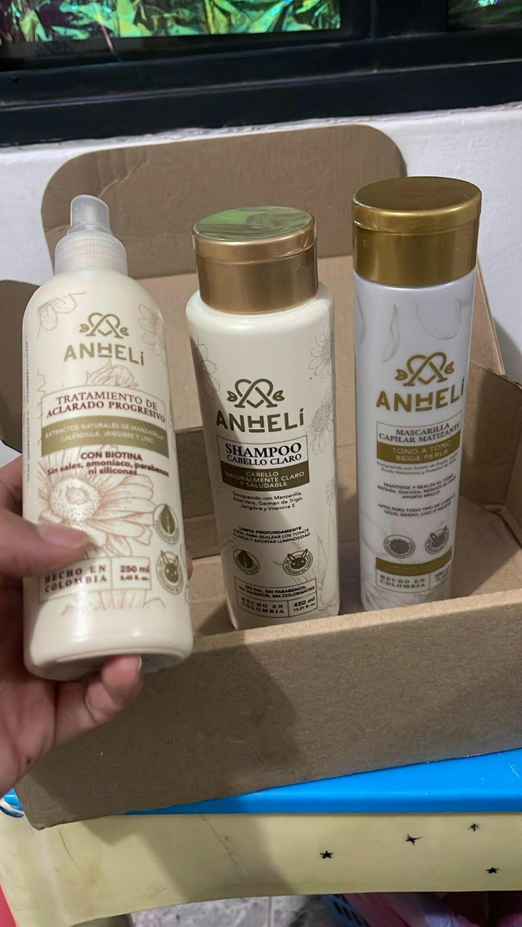 Kit Aclarado Rubio Dorado (3 productos) ANHELI