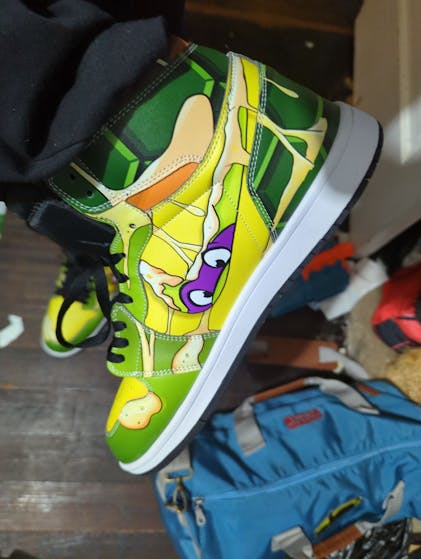 Teenage Mutant Ninja Turtles Mid 1 Basketball Shoes - AnimeBape