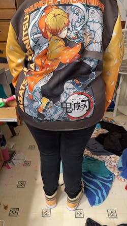 Zenitsu Agatsuma Demon Slayer Streetwear Hoodie