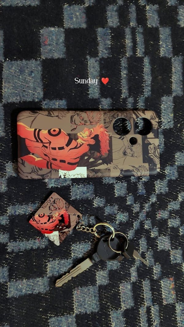 Yuji Itadori Red Black Phone Cover