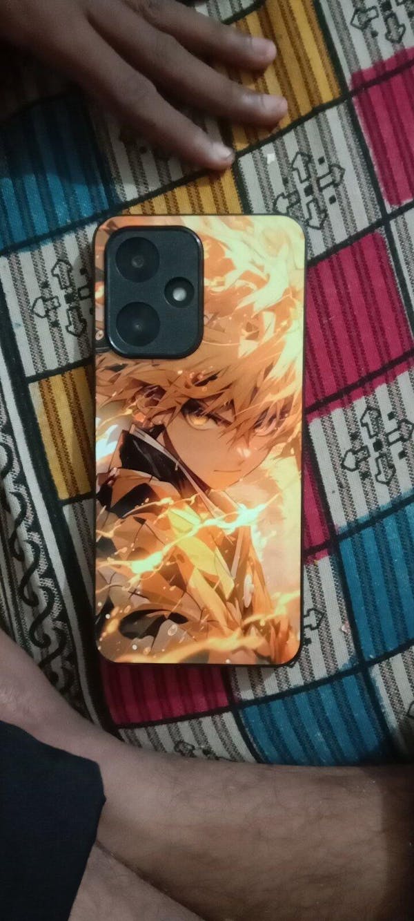 Zenitsu Graphic Silicone Armored Phone Case