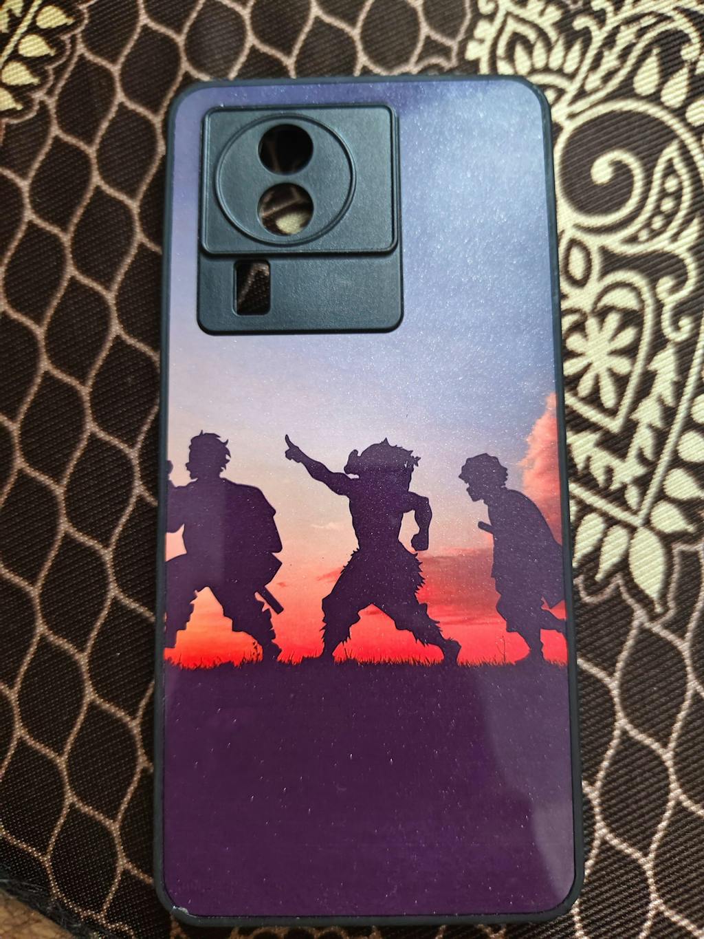 Demon Trio Aesthetic Silicone Armored Phone Case
