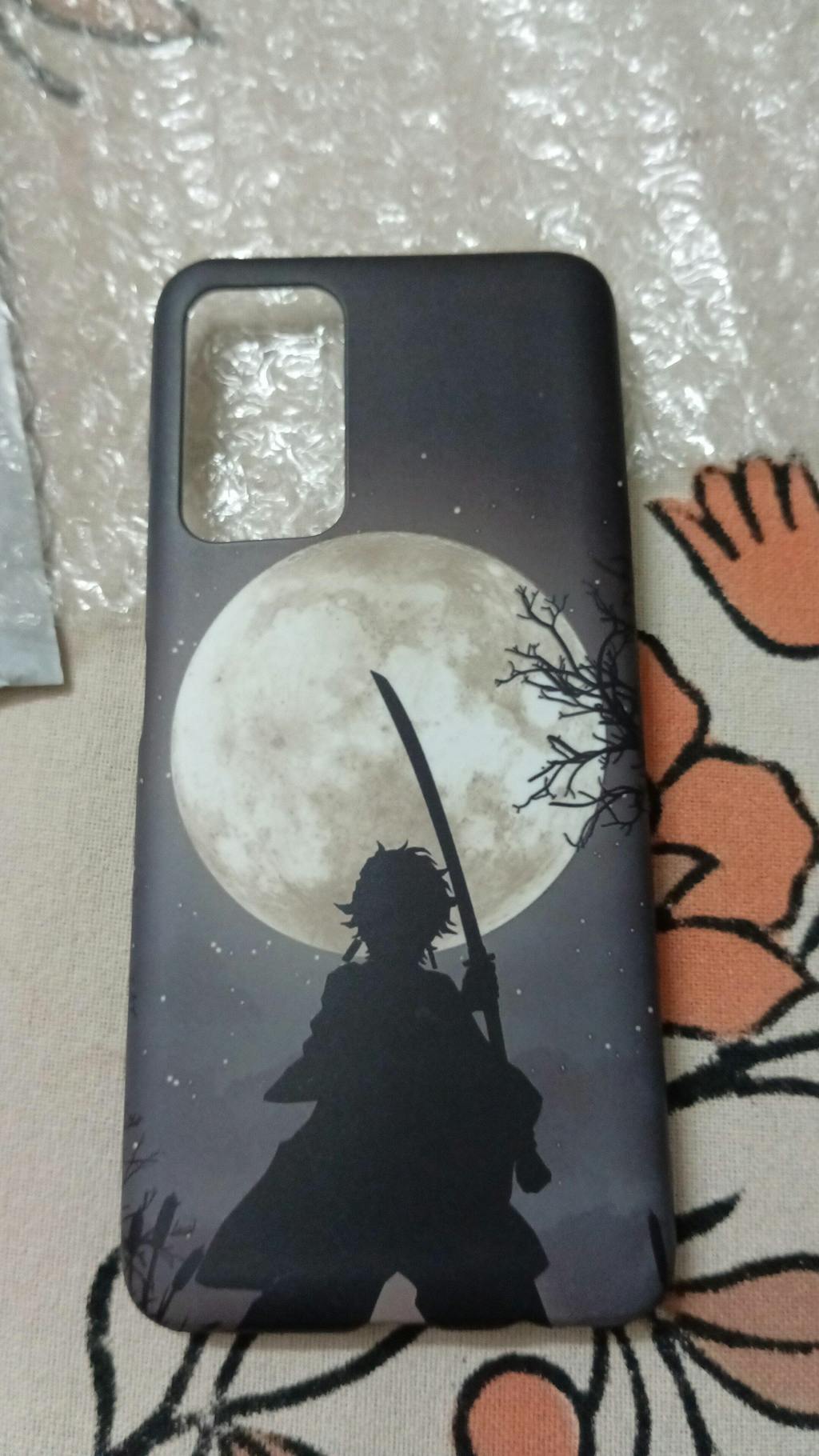 Tanjiro Kamado White Moon Phone Cover