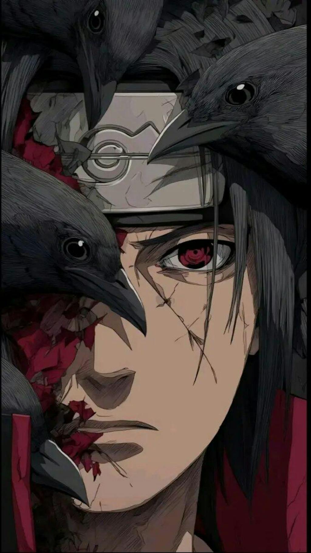 Itachi Uchiha Graphic Silicone Armored Phone Case