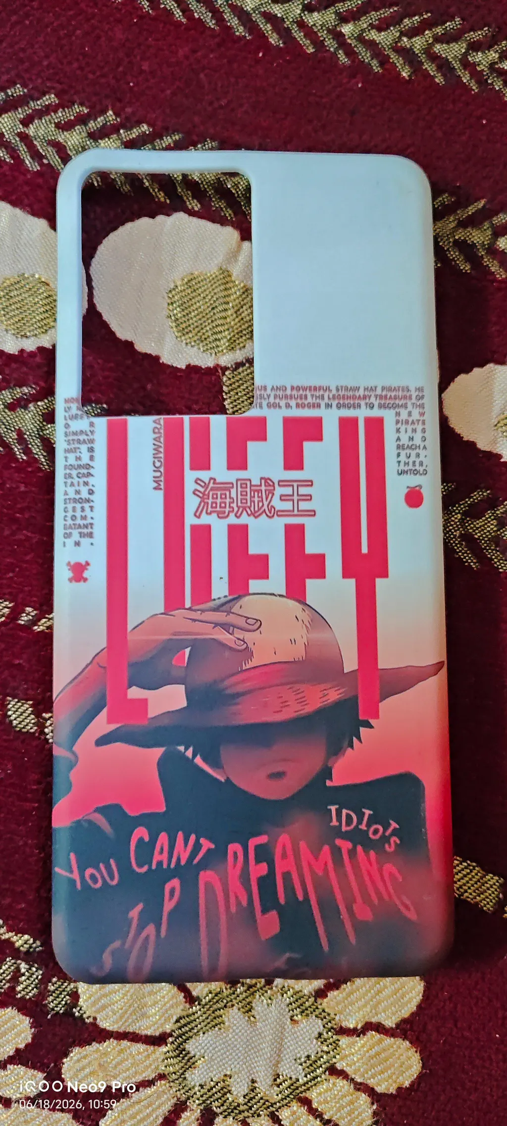 Luffy Dreaming Phone Cover