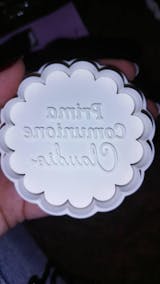 Battesimo Nome Personalizzato Formina Biscotti 7cm | Bomboniere Segnaposto Baby Shower Idea Regalo Unica